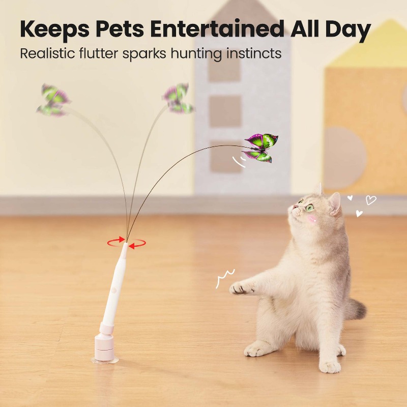 Pet Supplies Young - Palla Giocattolo Interattiva Automatica per Gatti,