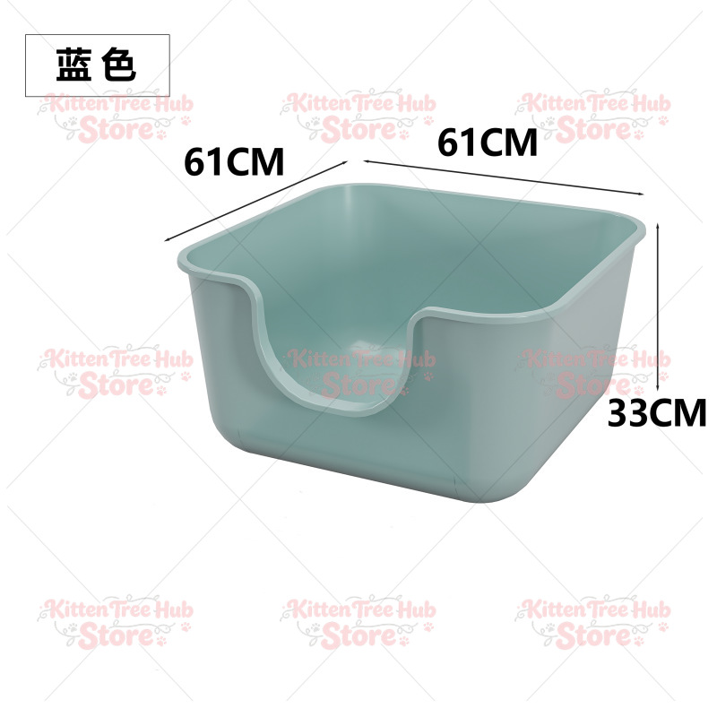 Pet Supplies Young - Lettiera per Gatti Extra Large Semi-Chiusa,