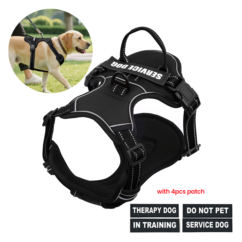 No Pull Dog Harness - Pettorina per cani regolabile in nylon