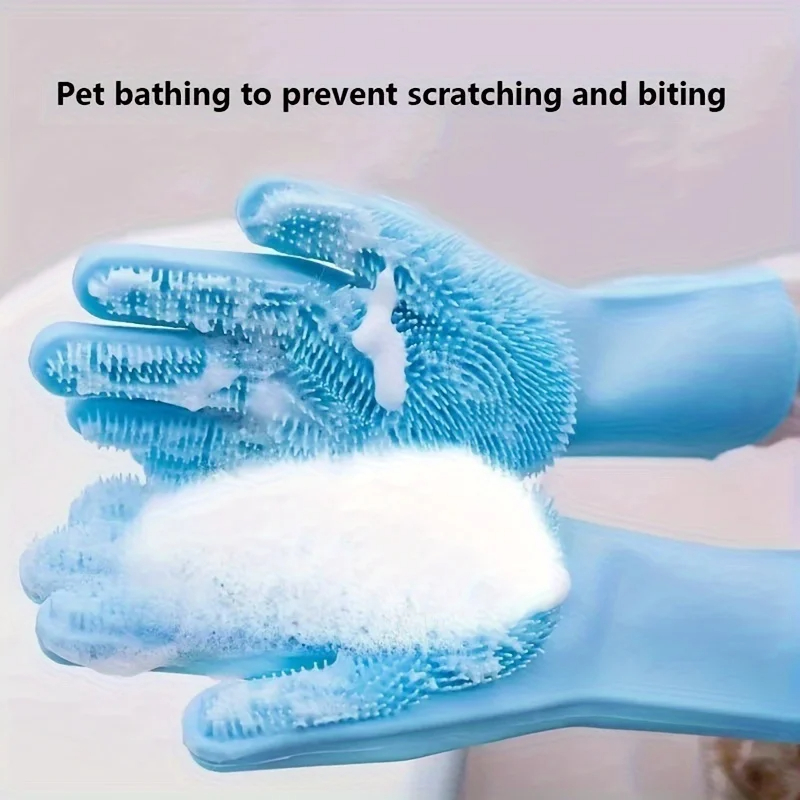 Pet Supplies Discount - Guanti Multifunzionali in Silicone per la