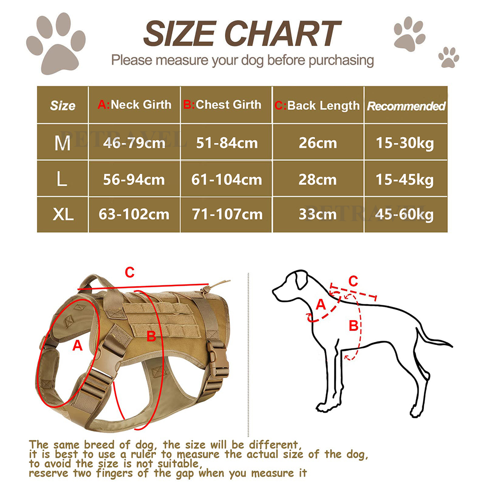 Pettorina tattica per cani per - No Pull Dog Harness recensione e prezzo