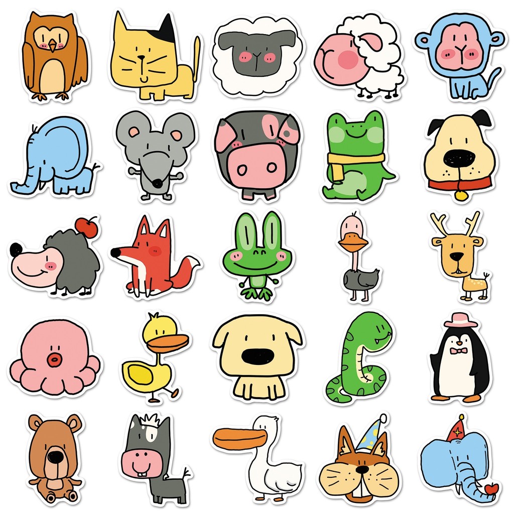 50 Fogli di Adesivi con Animal - Pet Supplies Zoo recensione e prezzo