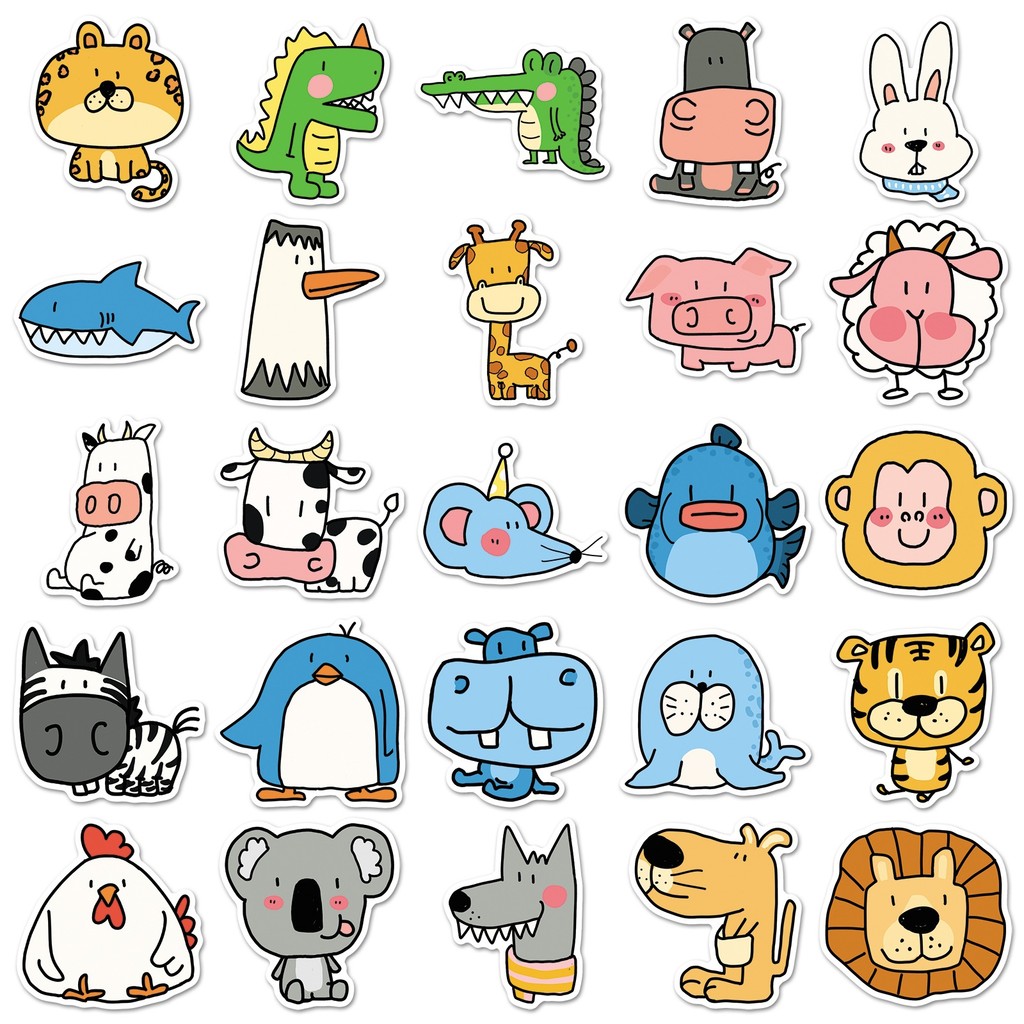 50 Fogli di Adesivi con Animal - Pet Supplies Zoo recensione e prezzo